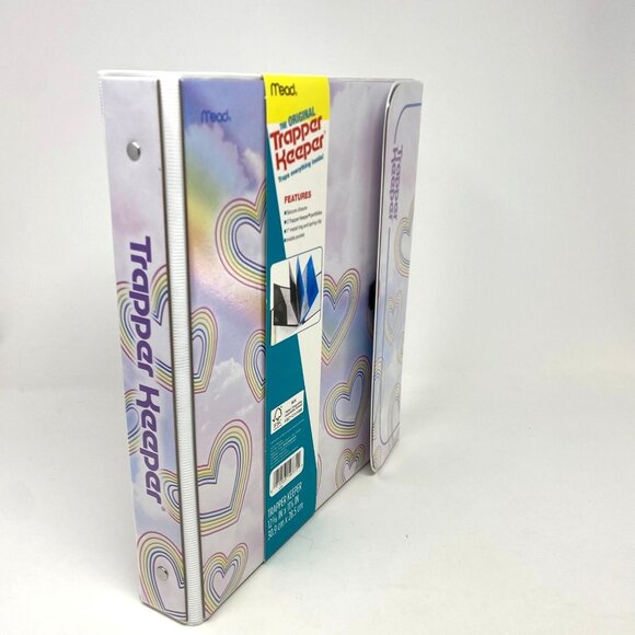 Mead The Original Trapper Keeper 1" Ring Binder Happy Back To School Binder - Picture 3 of 11